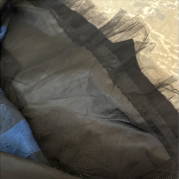 Blue Black Checkered Homecoming, formal Mini Dress with Deep Pockets and Bow - Picture 3 of 4